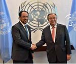 صلاح الدین ربانی با سرمنشی ملل متحد در مورد وضعیت افغانستان گفتگو کرد